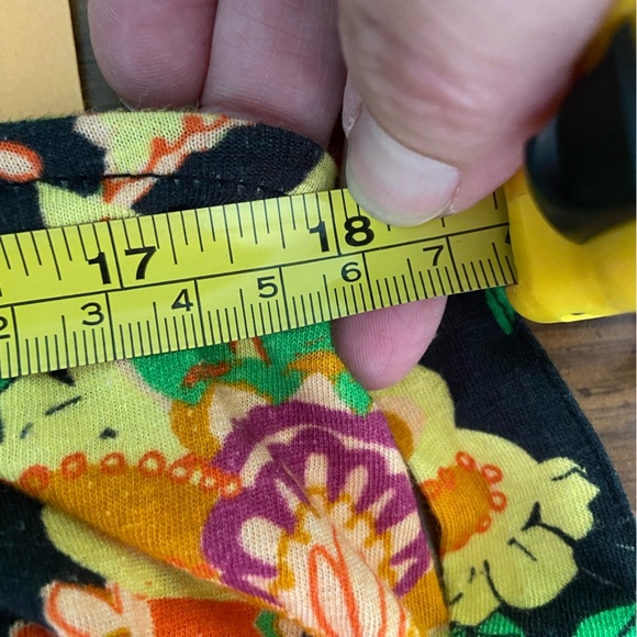 Free People Bali Moroccan Floral Printed Tunic Top Obsidian Combo Oversized S - Picture 8 of 11